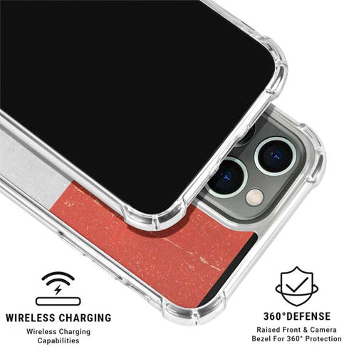 Netherlands Flag Distressed iPhone 16 Pro Clear Case